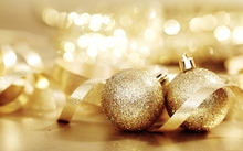 ribbons christmas new year merry christmas happy new year ornaments christmas gift christmas globes Wallpaper